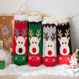 CHRISTMAS STOCKING PLUSH INDOOR SLIPPERS_CWMS0723