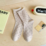 NEW AUTUMN LOVE BREATHABLE MIDDLE TUBE SOCKS_CWMS0919