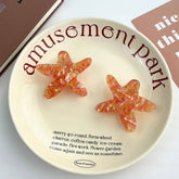 Simple Starfish Acetate Ocean Hair Claw Clip_Cwaha5962