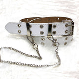 Cwabe0870_Fashionable Punk Belt With Chain