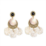 RETRO DISTRESSED HIGH END TASSEL EARRINGS_CWAJE1715