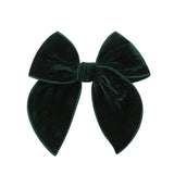 Vintage Christmas Bow Tail Hair Clip For Girls