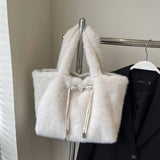 Winter Faux Mink Fur Fashion Shoulder Handbag_Cwab3982