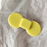 Cute Round Bow Hair Clip ? Colorful Duckbill Claw_Cwaha07186