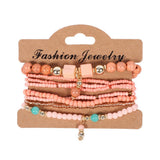 Cwmm10436_Boho Beaded Handmade Bracelet Set 8Pcs Women