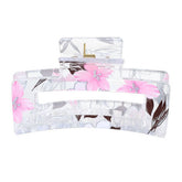 Floral Butterfly Claw Clip Sweet Pastel Hair Grip
