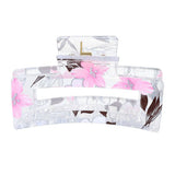 Floral Butterfly Claw Clip Sweet Pastel Hair Grip
