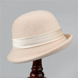 FRENCH RETRO WARM BUCKET HAT WITH PLEATED EDGES_CWAH1794