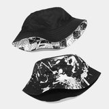 2024 NEW GRAFFITI DOUBLE SIDED BUCKET HAT_CWAH1643