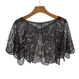 SEQUIN BEADED LACE BOLERO SUMMER DRESS COVER_CWMM8960