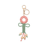 2024 HAND WOVEN FLOWER KEYCHAIN_CWMM1571