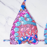 Womens Printed Bikini Sexy Tie-Front Swimwear