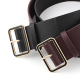 SIMPLE SQUARE BUCKLE DANDY BELT_CWABE0075