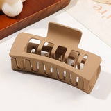 MATTE SQUARE HAIR CLAW MINIMALIST SHARK CLIP_CWAHA2826