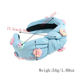 FRESH FLOWER WIDE KNOTTED HEADBAND_CWAHA2304