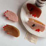 Simple And Fresh Palm Bouquet Hairpin Clip_Cwaha1327