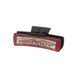 Western Cowboy Style Pu Leather Hair Clip Large_Cwasc03059