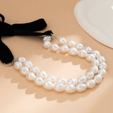 NEW FASHION RETRO LONG BOW CLAVICLE NECKLACE_CWMM3189