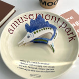 OCEAN SAILFISH ACETATE CLAW CLIP UNIQUE DESIGN_CWAHA5833