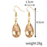 Water Droplet Decor Drop Earrings