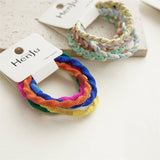 CANDY COLOR TWISTED HAIR TIES CUTE RUBBER BANDS CWAHA0339