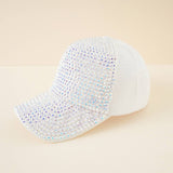 RHINESTONE BASEBALL CAP STYLISH AND SHINY CWAH1398