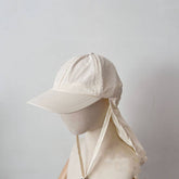 SUMMER THIN CHILDRENS SUN PROTECTION CAPE HAT_CWAH2875