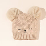 2024 NEW DOUBLE BALL CHILDRENS KNITTED HAT_CWAH1751