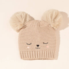 2024 NEW DOUBLE BALL CHILDRENS KNITTED HAT_CWAH1751