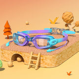 KIDS MIRRORED SWIM GOGGLES HD ANTI FOG CUTE_CWMM6648