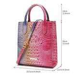 RETRO COLOR LARGE CAPACITY SHOULDER BAG_CWAB0924