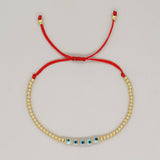 MULTI COLOR GLASS FLAT DEVIL EYE BRACELET_CWMM3848