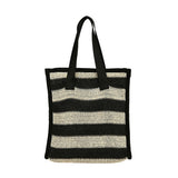 NEW STRAW SIMPLE HAND HELD BROWN COSMETIC BAG_CWAB4454