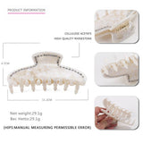 ACETATE DIAMOND CLIP HAIRPIN SHARK CLIP_CWAHA4253