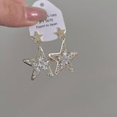 LIGHT LUXURY STAR PENDANT EARRINGS_CWAJE2018