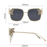 LUXURY RHINESTONE BUTTERFLY FRAME SUNGLASSES_CWASG1163