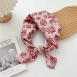 COTTON LINEN SQUARE SCARF FOR WOMEN S NECK WRAP_CWMS0672