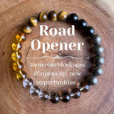 Colorful Round Beaded Natural Stone Bracelet_Cwmm11258