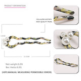 Wavy Acetate Retro Hairpin Hair Accessories