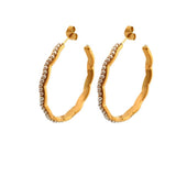 PEARL STAINLESS STEEL EARRINGS LUXURY DESIGN_CWMM8898