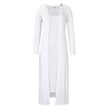 SOLID COLOR SUSPENDER SKIRT LONG TWO PIECE SET_CWDMD3672