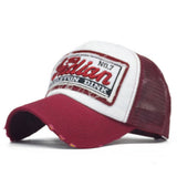 OUTDOOR SUN PROTECTION EMBROIDERED TRUCKER HAT_CWAH1363