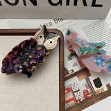NEW CREATIVE OWL GRASSHOPPER ACETATE HAIR CLIP_CWAHA5718