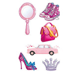 PINK GUITAR GIRL TATTOOS WATERPROOF KIDS PARTY_CWMM8382