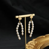 LIGHT LUXURY NATURAL PEARL EARRINGS FOR WOMEN_CWAJE3819