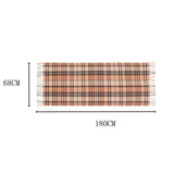 THICK PLAID SHAWL SCARF SOFT WARM WRAP FOR WOMEN_CWASC0169