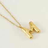 18K GOLD 26 LETTER PENDANT NECKLACE_CWAJE0676