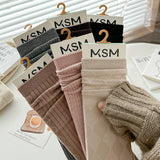 AUTUMN AND WINTER ALL MATCH MID CALF SOCKS_CWMS1066