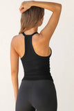 Y2K Style Solid Color Sexy Low-Cut Tight Halter Vest