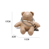 FASHION CUTE BEAR ONE SHOULDER CHAIN BAG_CWAB0988